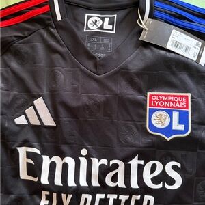 Adidas Olympique Lyonnais Black Jersey